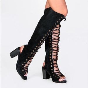 Jeffry Campbell Lace up boots